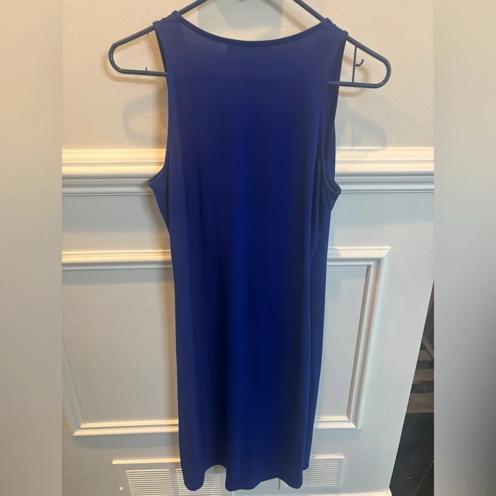 MICHAEL Michael Kors Sleeveless Blue Dress Size M NWT